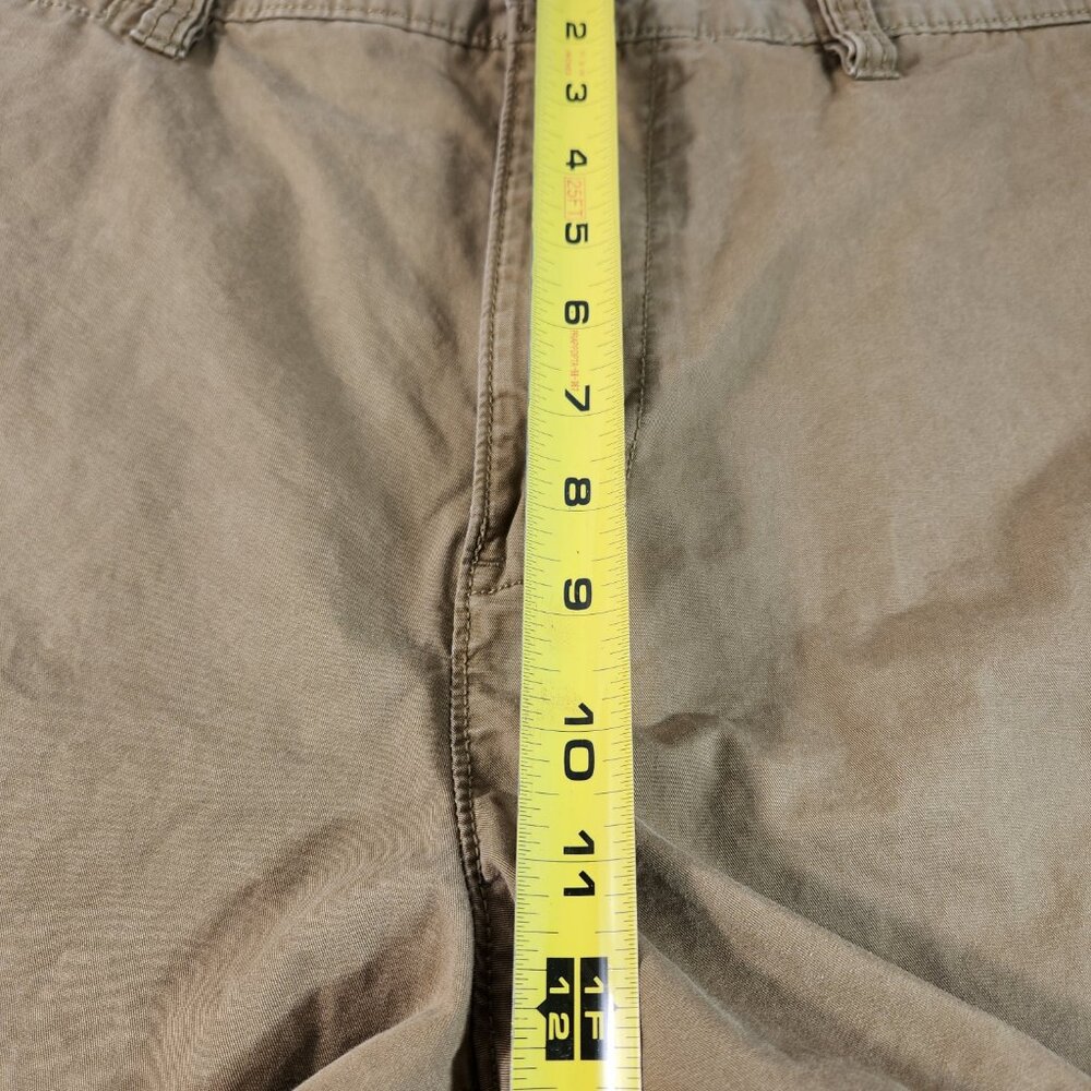 Sonoma Mens Cotton Cargo Shorts (True Size 41) 10 In Inseam Flat Front Brown EUC - Picture 4 of 10